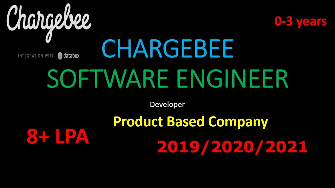 CHARGEBEE | SOFTWARE ENGINEER | 8+ LPA - YouTube