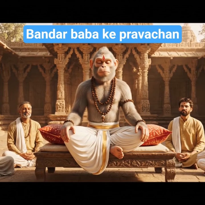 😂 Jab Bandar Ban Gaya Baba – Pravachan with DJ Vibe! #funny #pravachan