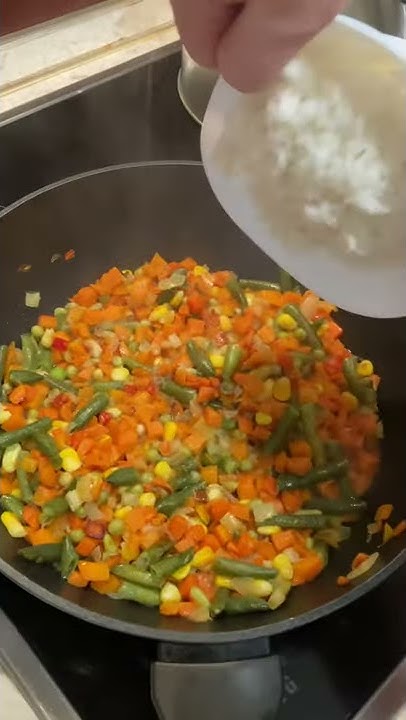 Овощной 🌶 микс. Мексиканская Смесь овощная. Вкусная еда. - YouTube
