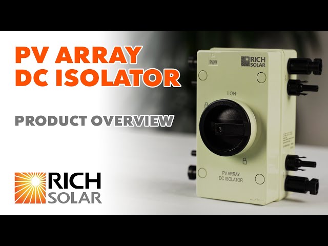 FEEO PV Array DC Isolator Switch – Solar Solved