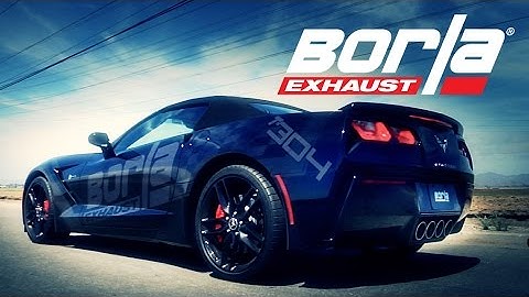 Borla Dual-Stage Exhaust Choices for Corvette C7 2014-2019 with NPP