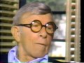 George Burns Barbara Walters Interview pt 1