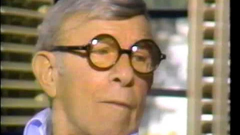George Burns Barbara Walters Interview pt 1