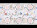 Sweet Goose Party Table Ideas | Easter, Baby Shower &amp; Spring Birthday Tablescape | Bonjour Fete