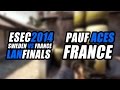 ESEC 2014 Lan Finals - Sweden vs France - pauf ACES France!