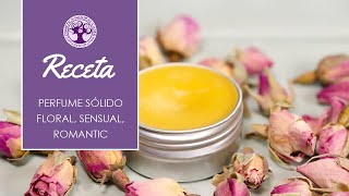 Receta perfume sólido floral, sensual, romantic | Cosmética Natural Casera Shop