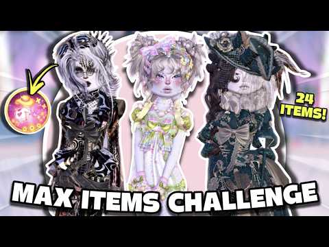 I MUST USE *MAX ITEMS* EVERY ROUND IN DRESS TO IMPRESS!