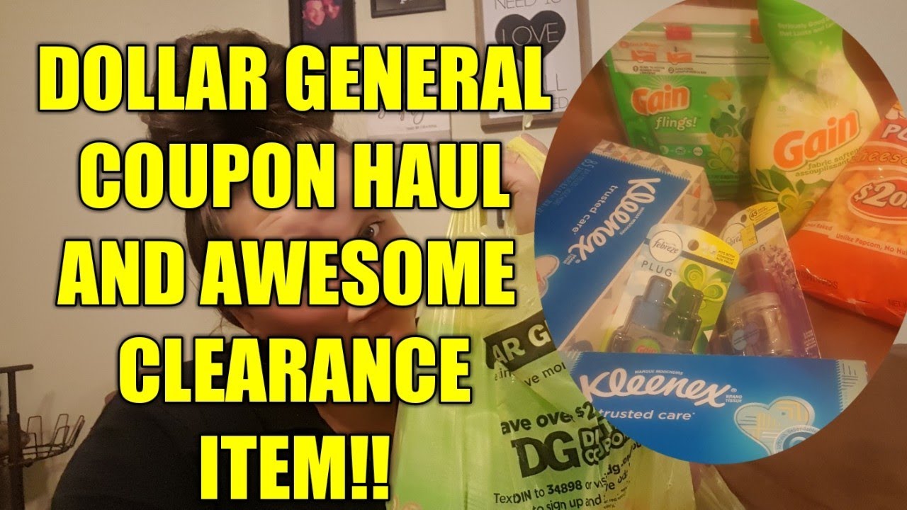 Dollar general coupon haul