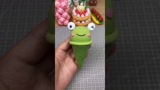 Make Ice Cream With Clay #diy #clayart #claycracking #clay #craft #clayartist