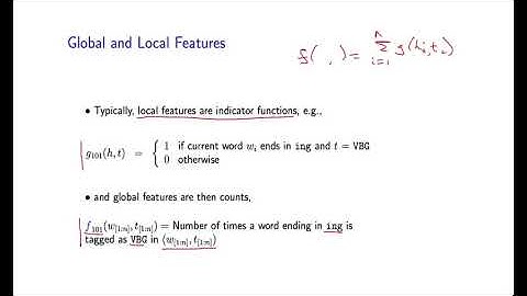 Natural Language Processing by Michael Collins, Columbia University P113  05 GL