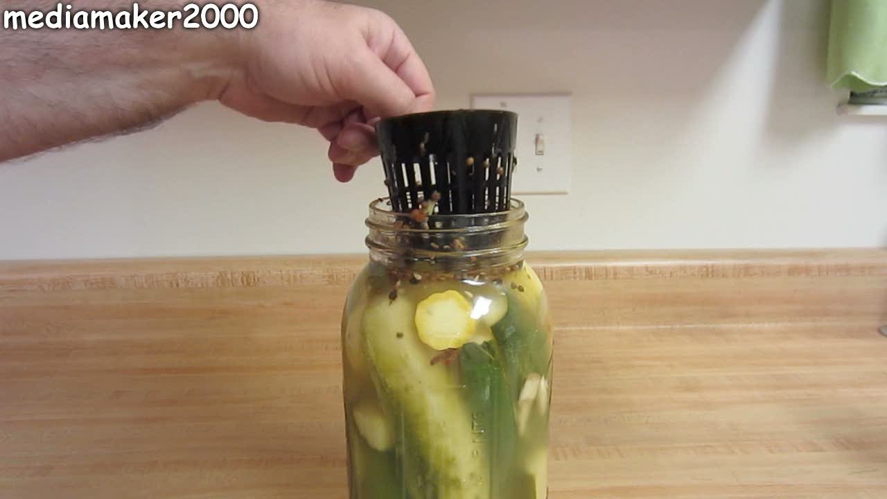 Canning Pickling Cup Keeps Your Vegetables In The Brine YouTube