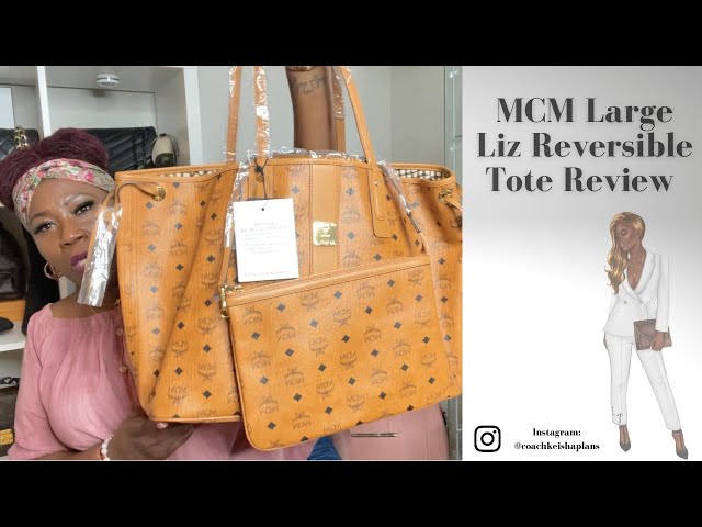 MCM Large Liz Reversible Tote Review 