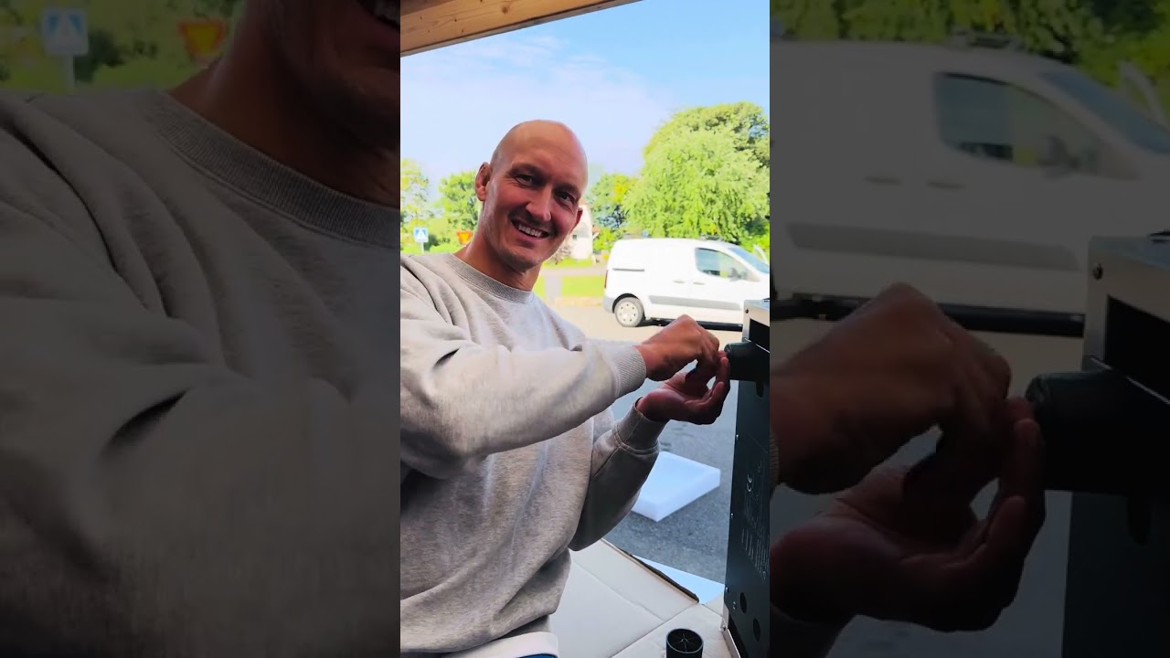 Uppackning och montering av gasolugnen 