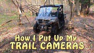 How I Put Up My TRAIL CAMERA'S and Stupid Beavers.