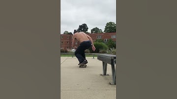 Nose Slide Nollie Flip!! 🤯 #skateboarding #shorts