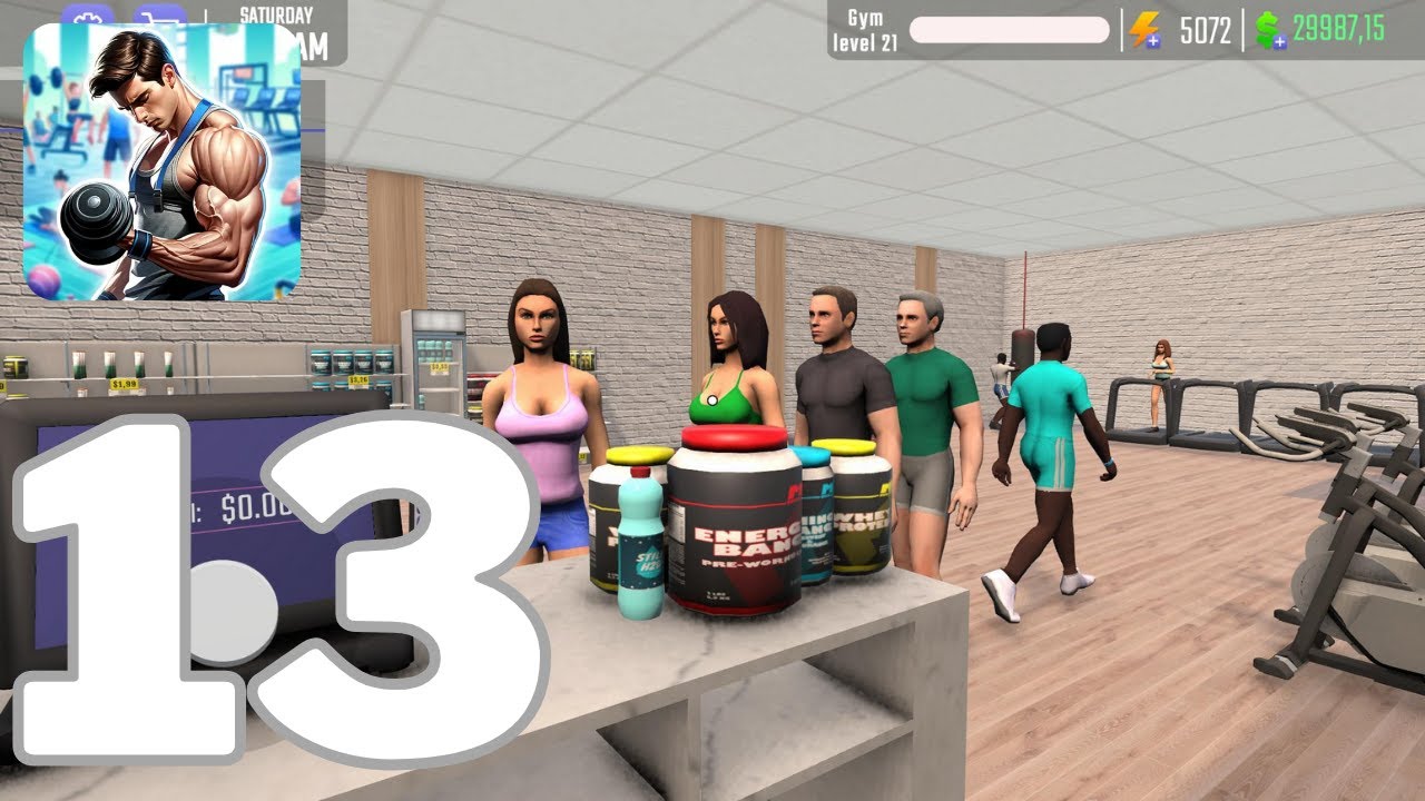 Fitness Gym Simulator Fit 3D - Gameplay & Walkthrough Part 13 (Android ...