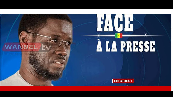 🛑Direct-PALAIS : Le Président Bassirou Diomaye FAYE face à la presse
