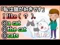 『苦手を克服!』【無冠詞になる6つのパターン】をスッキリまとめて解説!【違いで覚える英会話】