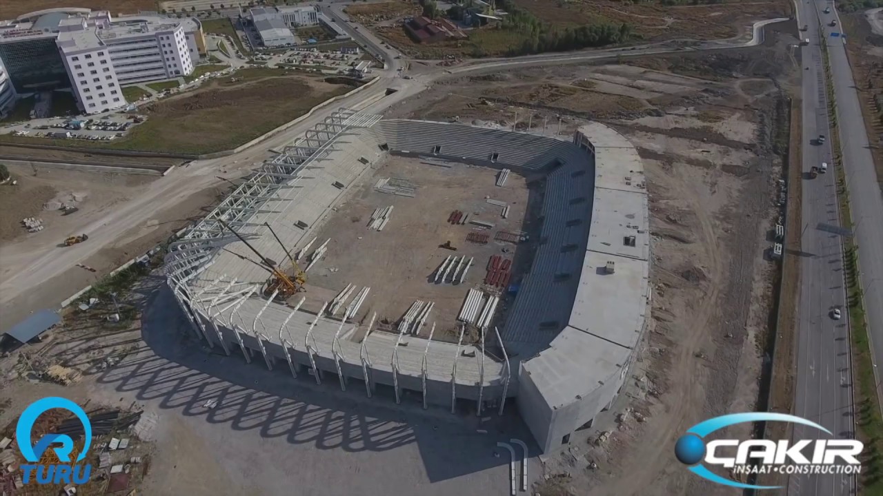 Çakır İnsaat Çorum Stadyum'u İnşaatı - 11.09.17
