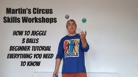 How to Juggle 3 Balls - Beginner Tutorial. #juggling #circus