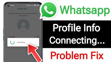 How to fix WhatsApp profile info connecting problem || WhatsApp stuck connecting on profile info