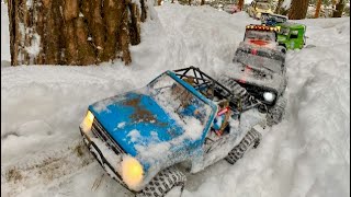 Too Much Snow for RC Scale Cars
