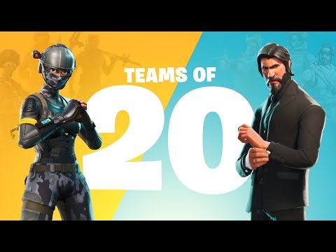 Patch Notes 3.2 - Teams of 20, News Skins and more!