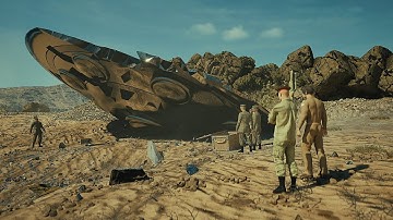 De UFO-crash in Del Rio // 3D CGI-animatie