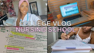 COLLEGE WEEK IN THE LIFE | NURSING SCHOOL