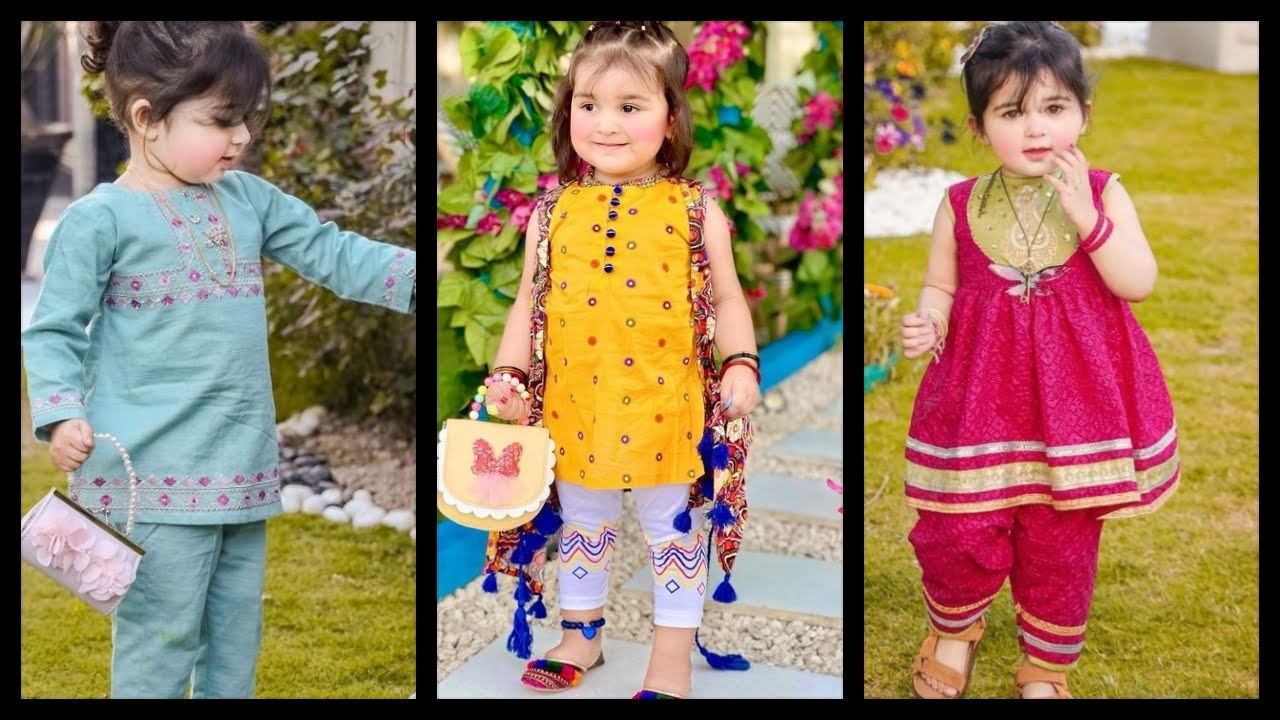 Baby girl shalwar design Clearance
