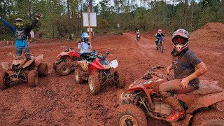 kids all get 4 wheelers to play in mud! 4 wheelers are for mud!