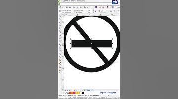 No Smoking Icon design in Corel draw. #coreldraw #tutorial #nosmoking #shorts #video #youtubeshorts