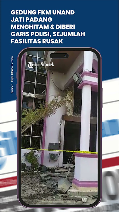 Gedung FKM Unand Menghitam & Diberi Garis Polisi, Sejumlah Fasitlas Rusak Setelah Dilanda Kebakaran