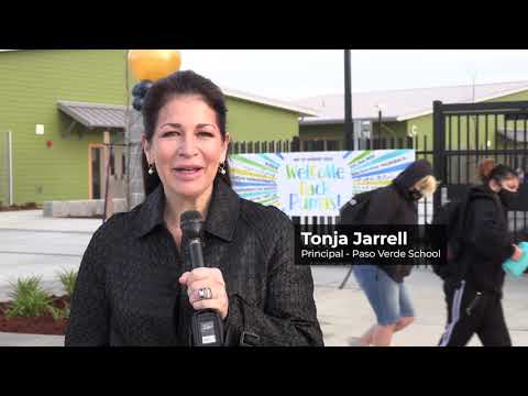 Paso Verde School Opening Day on Permanent Campus