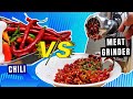 EXPERIMENT CHILI VS MEAT GRINDER