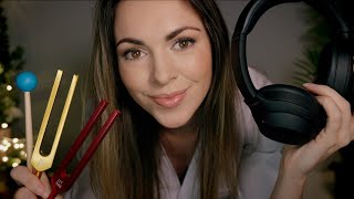 [ASMR] The Ultimate Hearing Test (Tuning Forks, Beep Test, Competing Phrases, Headphones...) screenshot 4