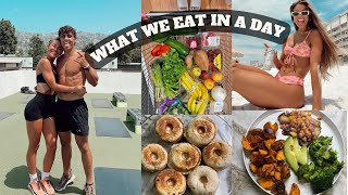 Fitness Couple's Full Day of Eating !! Healthy, Quick Meals!!