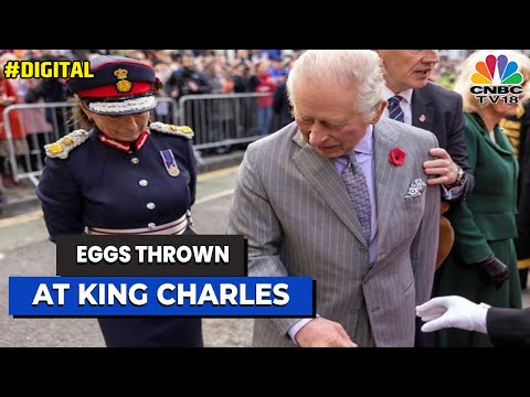 Man Detained After Egg Thrown At King Charles | Digital | CNBC-TV18