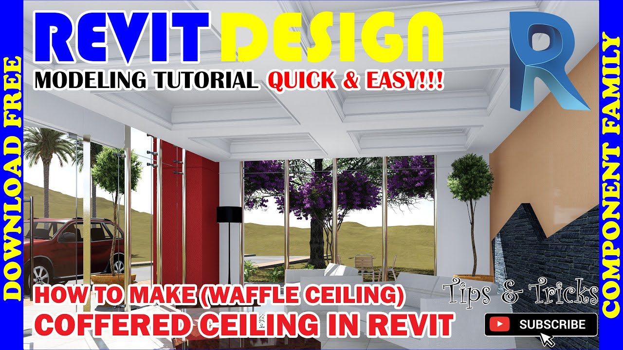 Coffered Ceiling Waffle