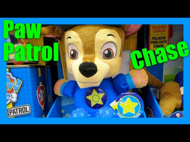 Nickelodeon Paw Patrol Snuggle Pup Chase Sleep Lullaby Toy - Belly Lights Up - YouTube