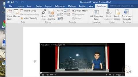 Insert a youtube video in Word 2016 from Windows 10 - no longer working.