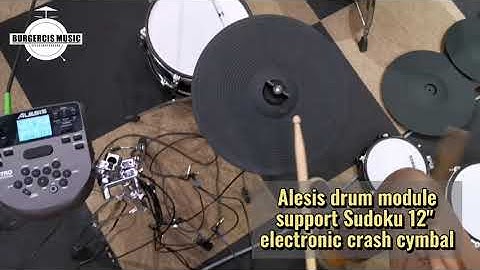 Alesis drum module support sudoku 12" electronic crash cymbal