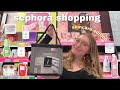 Skincare shopping at sephora  new skincare must haves  huge haul