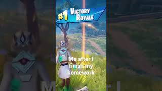 Me after I finish my homework #victoryroyale #whynot #homework