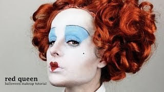 Red Queen (Alice In Wonderland) - Halloween Makeup Tutorial