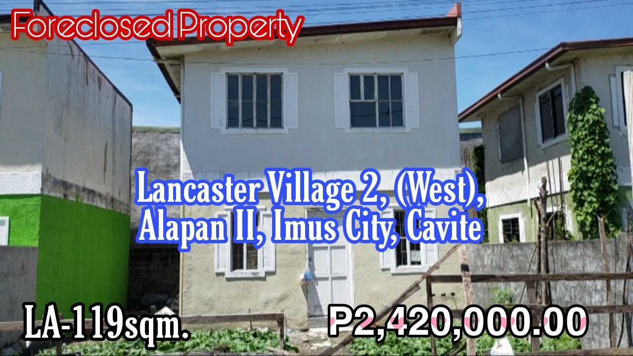 Lancaster Village 2 West Alapan II Imus City Cavite Foreclosed lancaster-village-2-west-alapan-ii-imus-city-cavite-foreclosed