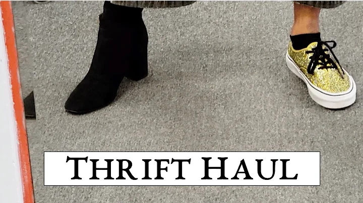Come Thrift with Me | Thriftmas Day 8 |Styling Try-on Haul |  Model Image
