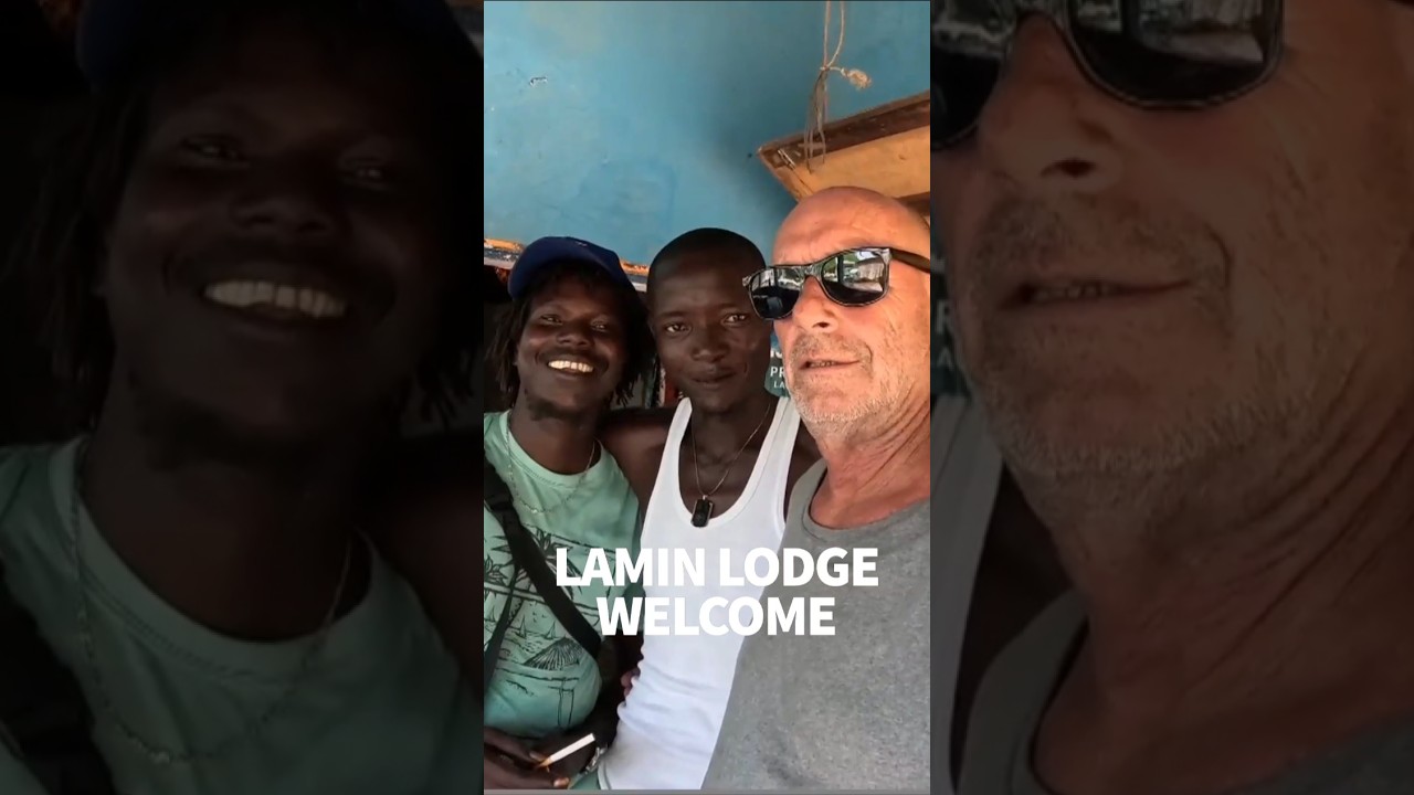 The warm welcome of the chill crew at Lami Lodge #gambia #windedvoyage #sailinglife #africa
