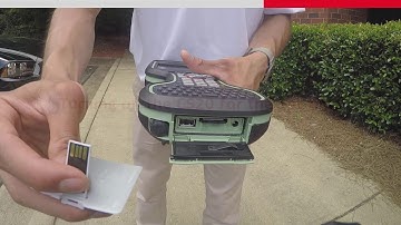 Leica GS07 – 02: Turning on the CS20 for the 1st time