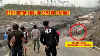 Detik Detik Banjir Lahar Semeru 3 Februari 2022 || Terekam Kamera Relawan Semeru